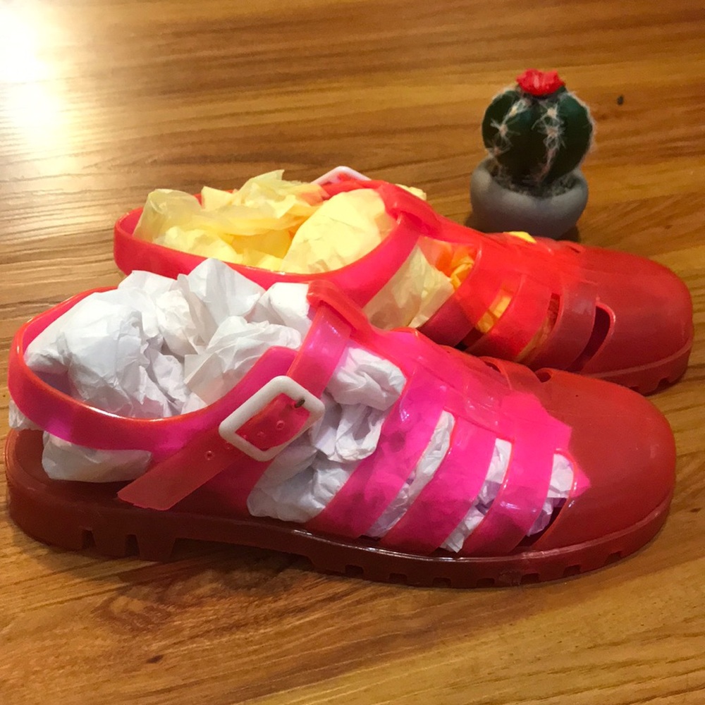 VINTAGE JUJU JELLY SANDALS